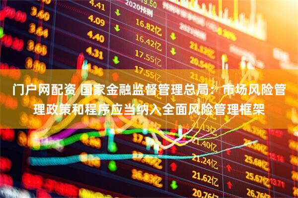 门户网配资 国家金融监督管理总局：市场风险管理政策和程序应当纳入全面风险管理框架