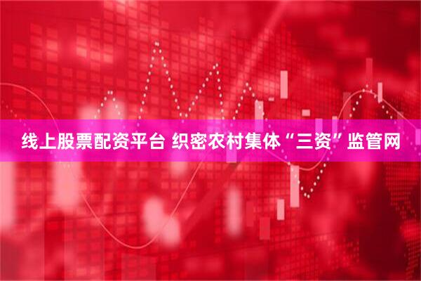 线上股票配资平台 织密农村集体“三资”监管网